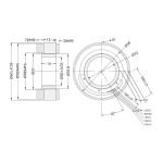 Nouveau T-MOTOR RI60 Kv124 entraînement Direct 60*30mm couple Robot moteur Inrunner sans cadre pour Exosquelette
